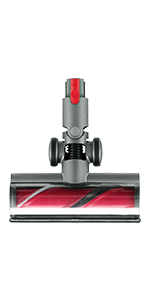 El cepillo Roborock H6 limpia las alfombras más profundamente El cepillo para polvo Roborock H6 es ideal para eliminar el polvo y aspirar superficies planas