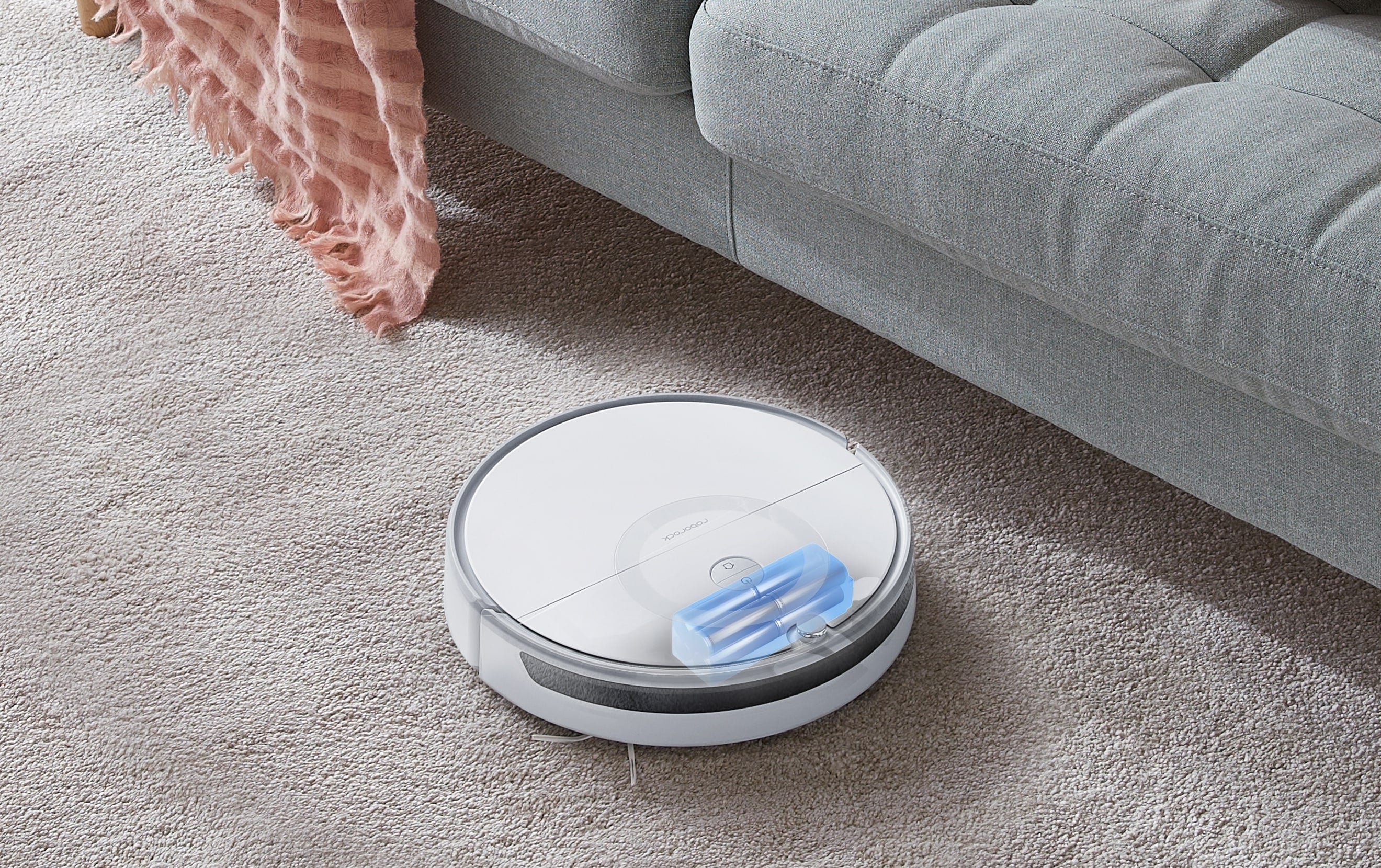La gran batería de 5200 mAh de Roborock E5 garantiza 200 minutos de funcionamiento La gran batería de 5200 mAh de Roborock E5 garantiza 200 minutos de funcionamiento