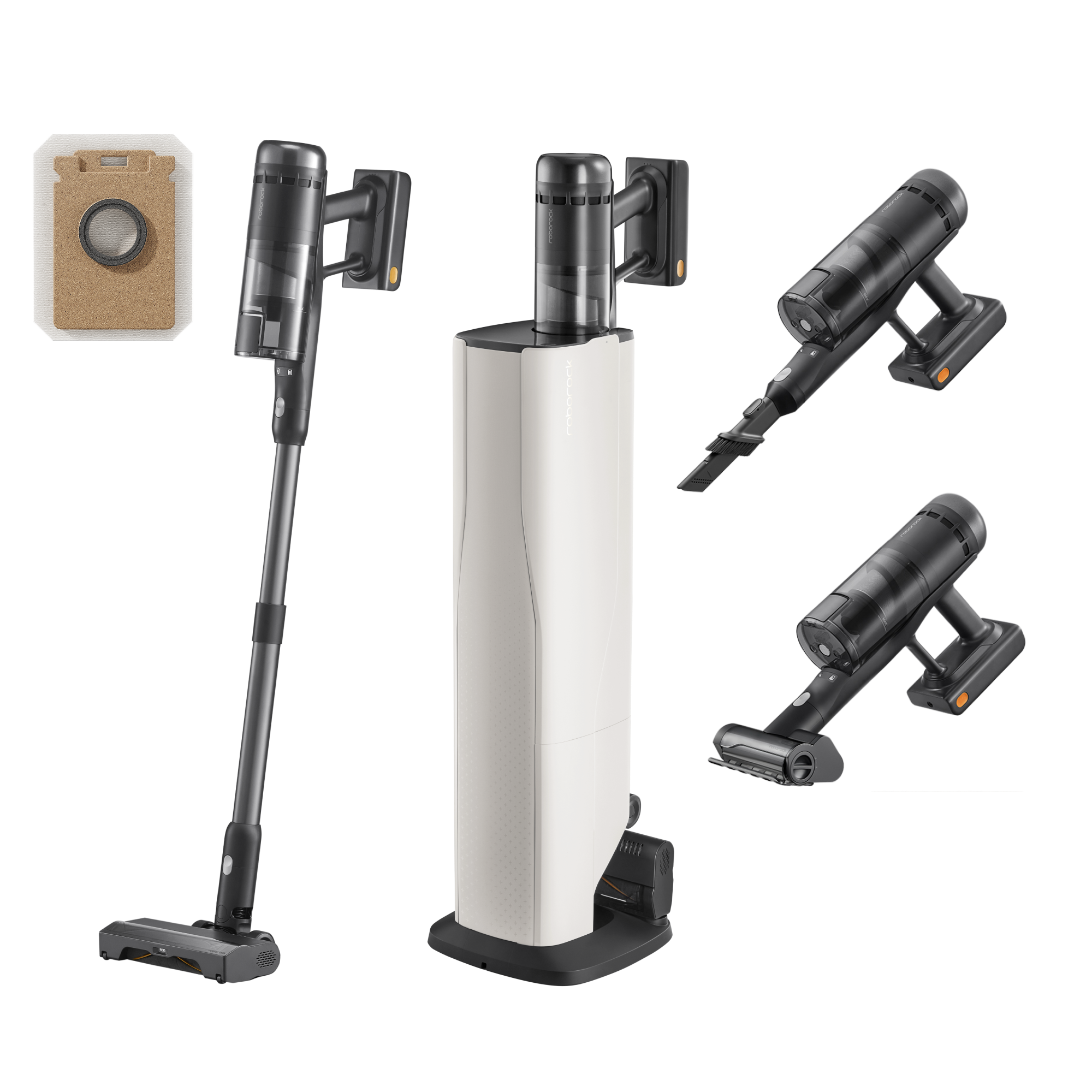 Roborock H60 Hub Ultra Aspirador Escoba sin Cable con Base de Vaciado Automático