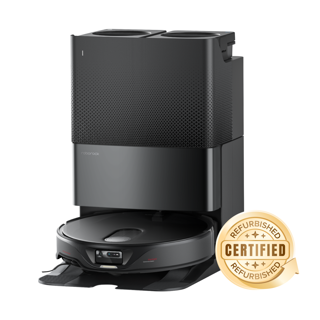「Reacondicionado – 90 % como nuevo」Roborock Qrevo Slim Robot Aspirador y Fregasuelos con Estación Multifuncional 3.0