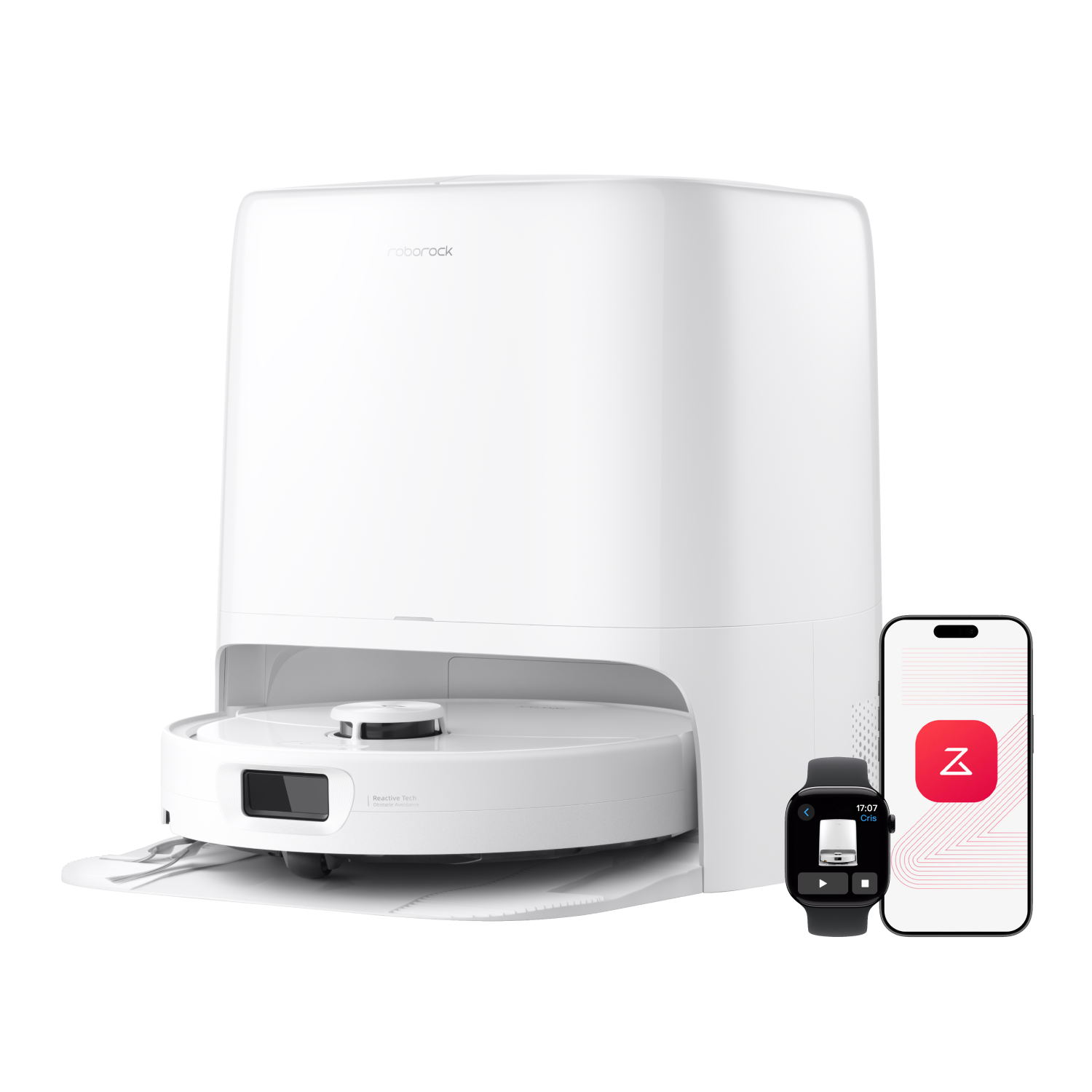 Robot aspirador Roborock Qrevo 2 Pro con retirada automática de las mopas