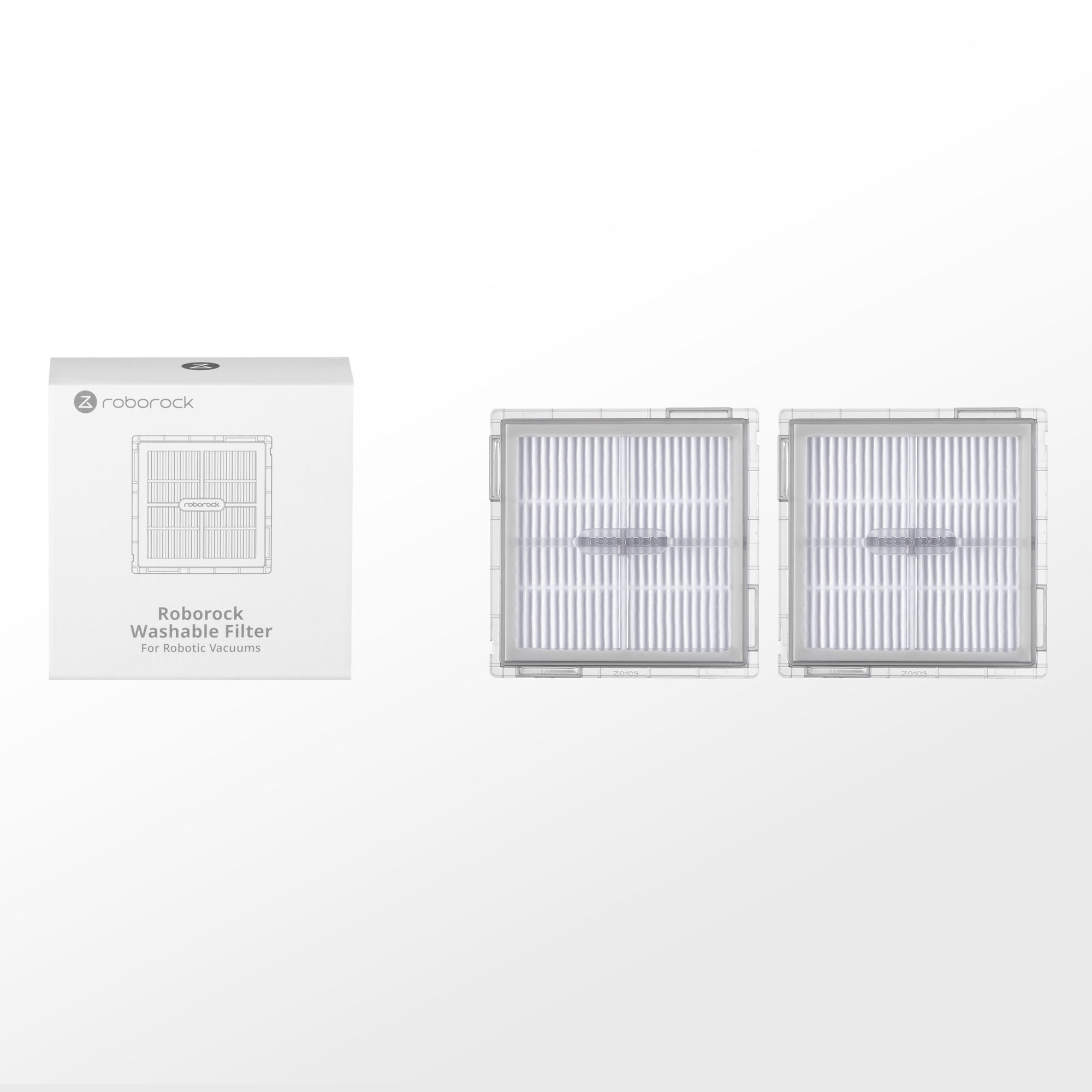 Roborock Filtro lavable 2 unidades para la serie Q10 S5 y Q10 X5