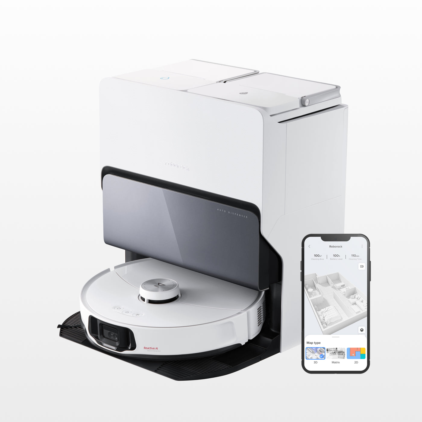 Robot aspirador Roborock S8 MaxV Ultra con estación RockDock