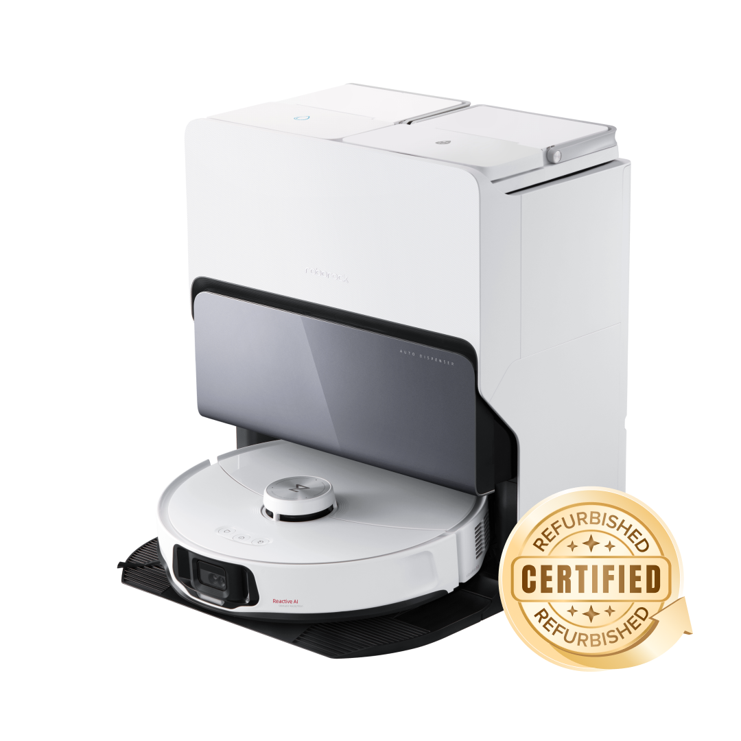 「Reacondicionado – 90 % como nuevo」Roborock S8 MaxV Ultra Robot Aspirador y Fregasuelos con Estación RockDock® Ultra 8 en 1