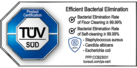 Tasa de eliminación de bacterias⁷