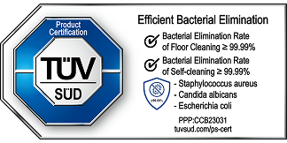 Tasa de eliminación de bacterias⁷