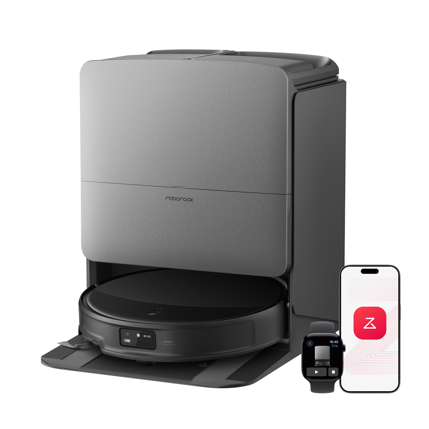 Roborock Saros 20 : Chasis AdaptiLift® 3.0 para cruces de umbral suaves, con una potencia de succión de 36 000 Pa por 1199,00 €
