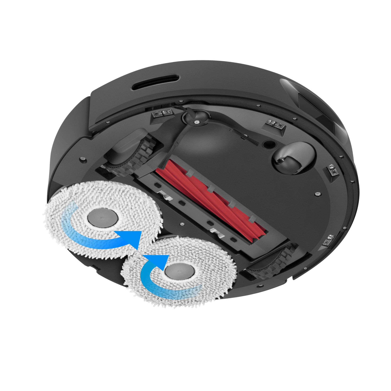 8 Pack Replacement Mop Pads For Roborock Q Revo Robot Vacuums - Spin Cleaning Pads Accessories Set