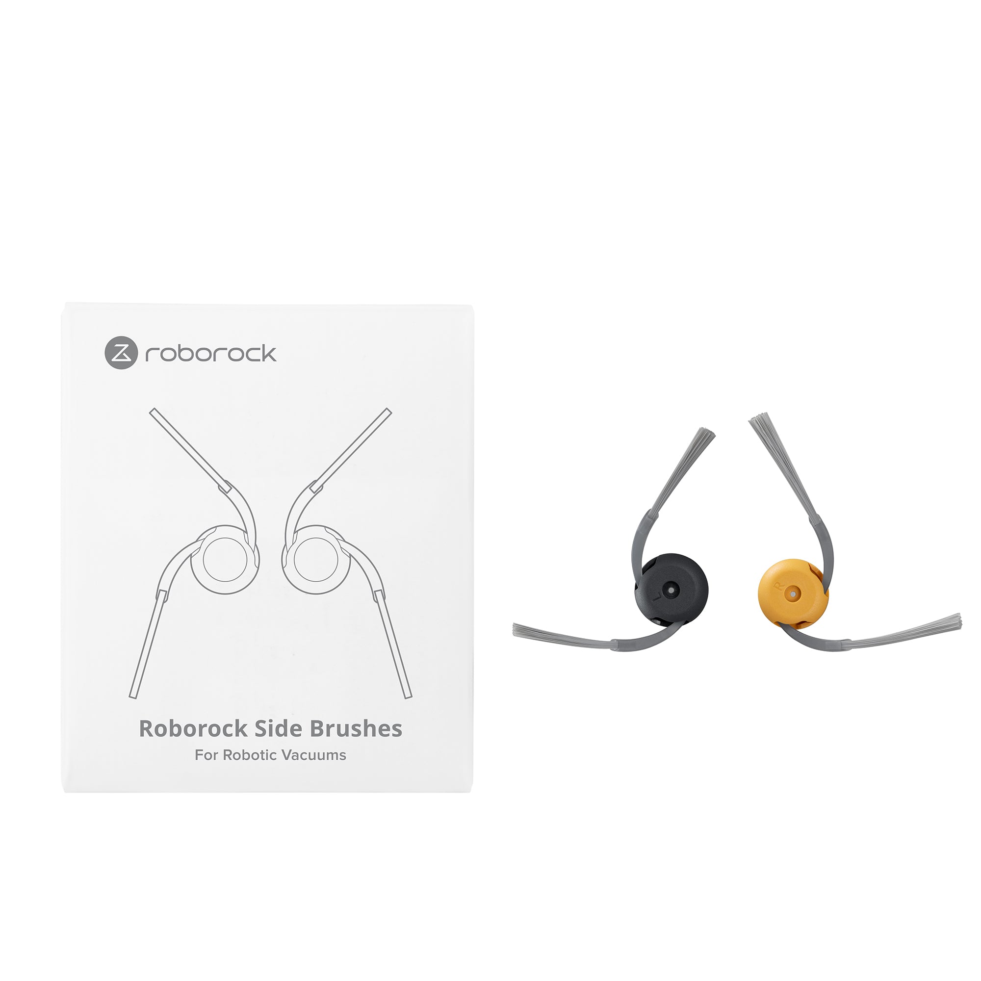 Cepillo lateral Roborock, 2 unidades, para Qrevo Curv 2 Flow